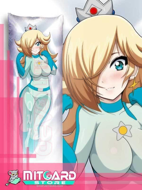 SUPER MARIO GALAXY Rosalina Body pillow case Dakimakura - 3
